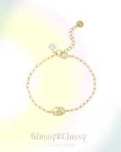 將圖片載入圖庫檢視器 Kira - Gold Titanium Steel Tiny Gemstone Bracelets