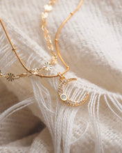 Load image into Gallery viewer, Dreamy Rise - Gold Titanium Steel Opal Necklace