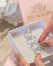 Load image into Gallery viewer, Moon Tears - 925 Sterling Silver Moon Stone Ring