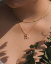 Load image into Gallery viewer, Arch - TITANIUM STEEL RAINBOW CZ NECKLACE (waterproof)