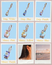 Load image into Gallery viewer, Mimzy - Crystal Baby Hoop Earrings