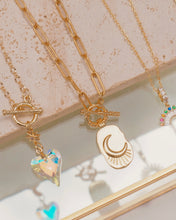 Load image into Gallery viewer, Cross My Heart - 18KGP TOGGLE NECKLACE