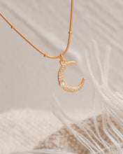 ๅฐๅ็่ผๅ
ฅๅๅบซๆชข่ฆๅจ Dreamy Rise - Gold Titanium Steel Opal Necklace