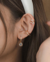 Load image into Gallery viewer, LAÏS - 14KGP Crystal Baby Hoops