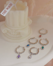 Load image into Gallery viewer, Singaling - Silver Hoops