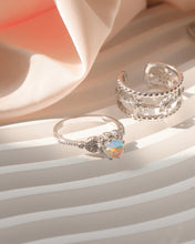 ๅฐๅ็่ผๅ
ฅๅๅบซๆชข่ฆๅจ Moon Lux & 8-awn Star - Moonstone & CZ 925 Silver Rings
