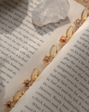 Load image into Gallery viewer, LAÏS - 14KGP Crystal Baby Hoops