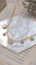Load image into Gallery viewer, Wanderlust Moon & Star CZ Choker (Waterproof Material)