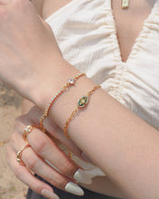 Load image into Gallery viewer, Iris Glint - 18KGP Bracelets