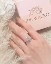 Load image into Gallery viewer, Moon Tears - 925 Sterling Silver Moon Stone Ring