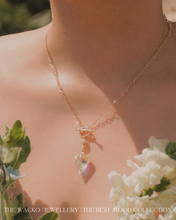 Load image into Gallery viewer, Cross My Heart - 18KGP TOGGLE NECKLACE