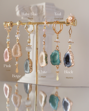Load image into Gallery viewer, Mystic Stone - 18KGP Crystal Stone Earrings