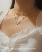 Load image into Gallery viewer, GOLD LAYERED NECKLACE - MIND HEALING (waterproof)