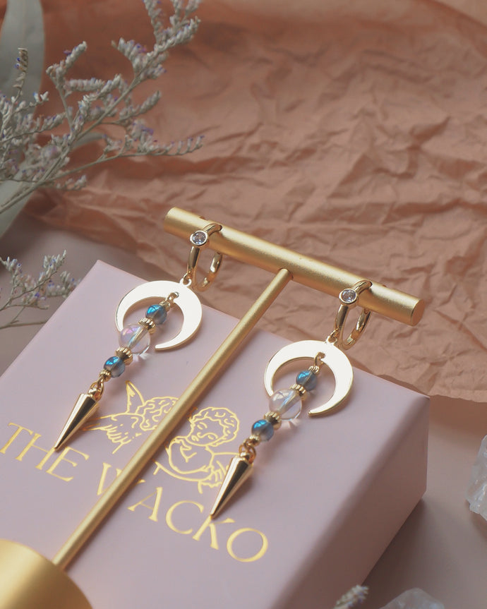 You Are Magic - Crescent Moon Earrings