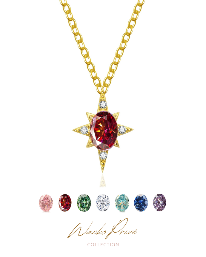 THE STAR - Necklace ✦ 925 Silver ™ + 18K Gold