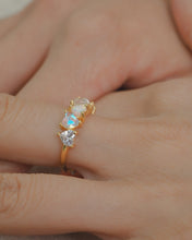 Load image into Gallery viewer, COURAGE - Opal Ring ✦ 925 Silver ™
