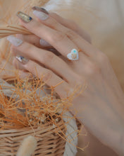 將圖片載入圖庫檢視器 【淡水珍珠】PEARL ROCK - Heart Ring
