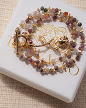 Load image into Gallery viewer, 【碧璽】ROSIE - Tourmaline Beaded Toggle Necklace
