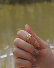 Load image into Gallery viewer, A05 - Opal Gold Ring
