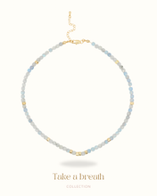 將圖片載入圖庫檢視器 Blue Whisper - Aquamarine Crystal Necklace
