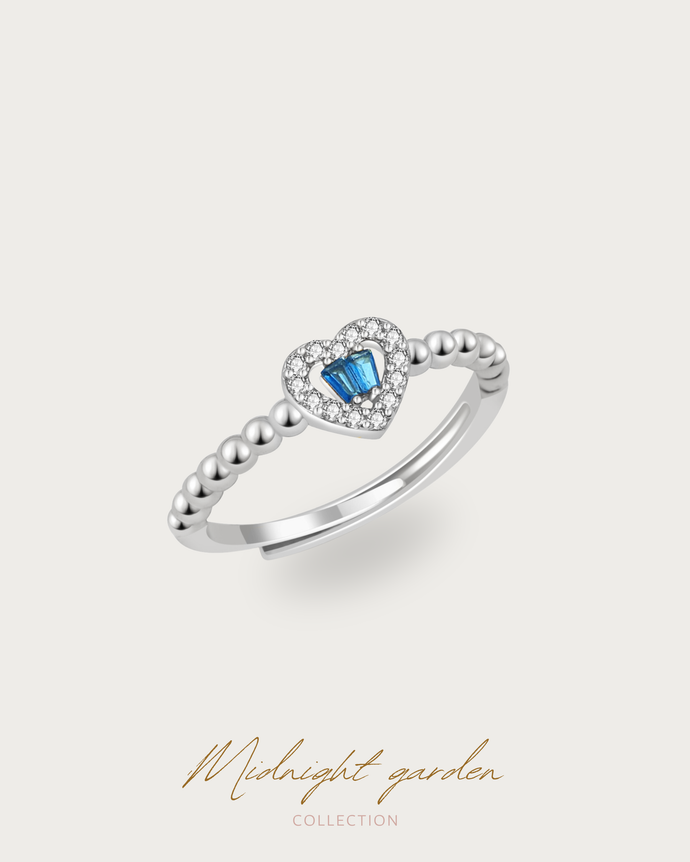 SWEETIE BLUE - Silver Ring