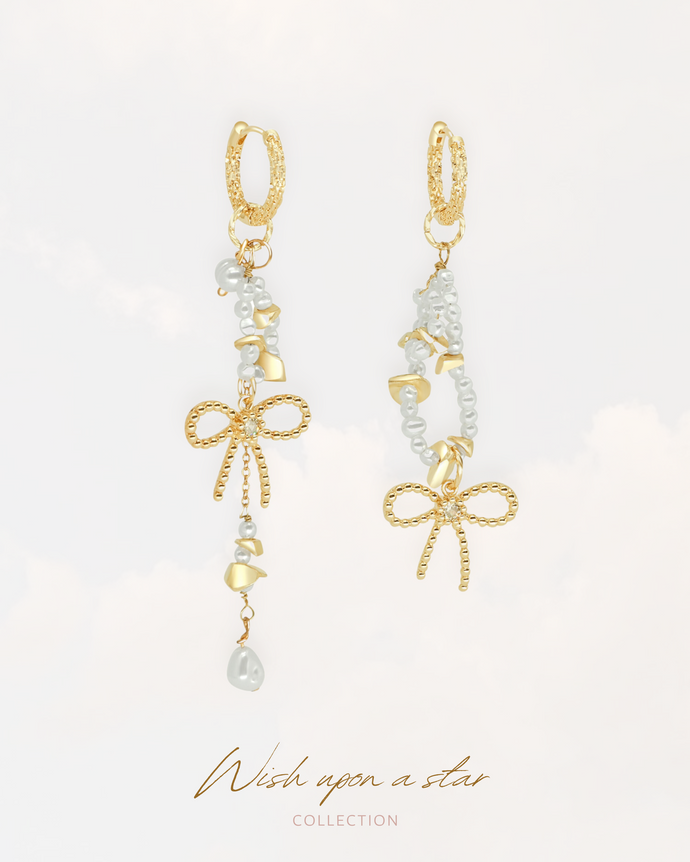 BALLET - Pearl Ribbon Earrings ✦ Limited Edition