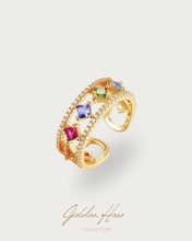 Load image into Gallery viewer, Full Spirit II - Gold Ring ✦ 925 Silver ™
