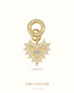 Courage - 925 Gold Charm 