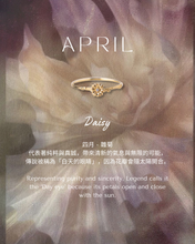 Load image into Gallery viewer, April • Daisy - Birth Flower Ring 
