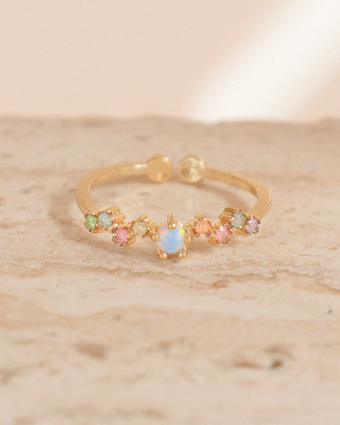 Floral - Opal Ring