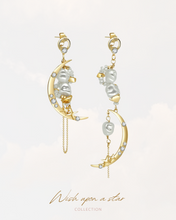 Load image into Gallery viewer, WAXING MOON - Pearl Earrings ✦ Limited Edition
