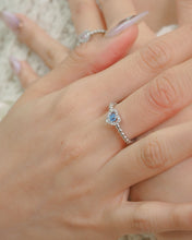 Load image into Gallery viewer, SWEETIE BLUE - Silver Ring
