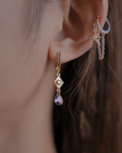 Load image into Gallery viewer, GLOWSTONE • PURPLE - Glazed Earrings ✦ 925 Silver ™
