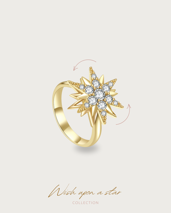 STARRY - Gold Spin Ring