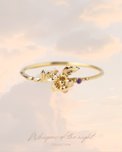 Load image into Gallery viewer, February • Iris - Birth Flower Ring
