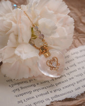 將圖片載入圖庫檢視器 【可打開放香水】HEARTFELT - White Crystal Perfume Necklace ✦ Waterproof™
