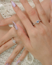 Load image into Gallery viewer, SWEETIE BLUE - Silver Ring
