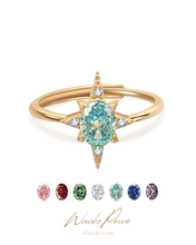 Load image into Gallery viewer, THE STAR - Ring ✦ 925 Silver ™ + 14K Rose Gold
