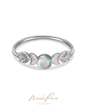Load image into Gallery viewer, CELESTIAL - Opal Ring ✦ 925 Silver ™
