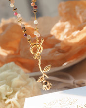 Load image into Gallery viewer, 【碧璽】ROSIE - Tourmaline Beaded Toggle Necklace
