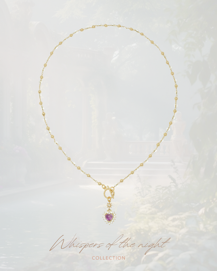 Secret - Amethyst Toggle Necklace