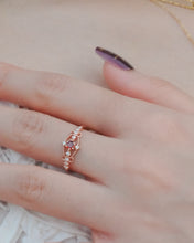 Load image into Gallery viewer, 【紅石榴】LUMINA - Rose Gold Ring ✦ 925 Silver ™
