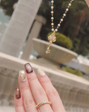 將圖片載入圖庫檢視器 FAIRY KEY - Pearl Gold Necklace ✦ Semi-Waterproof
