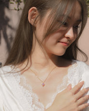 Load image into Gallery viewer, THE STAR - Necklace ✦ 925 Silver ™ + 14K Rose Gold
