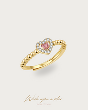 Load image into Gallery viewer, SWEETIE PINK - Gold Ring
