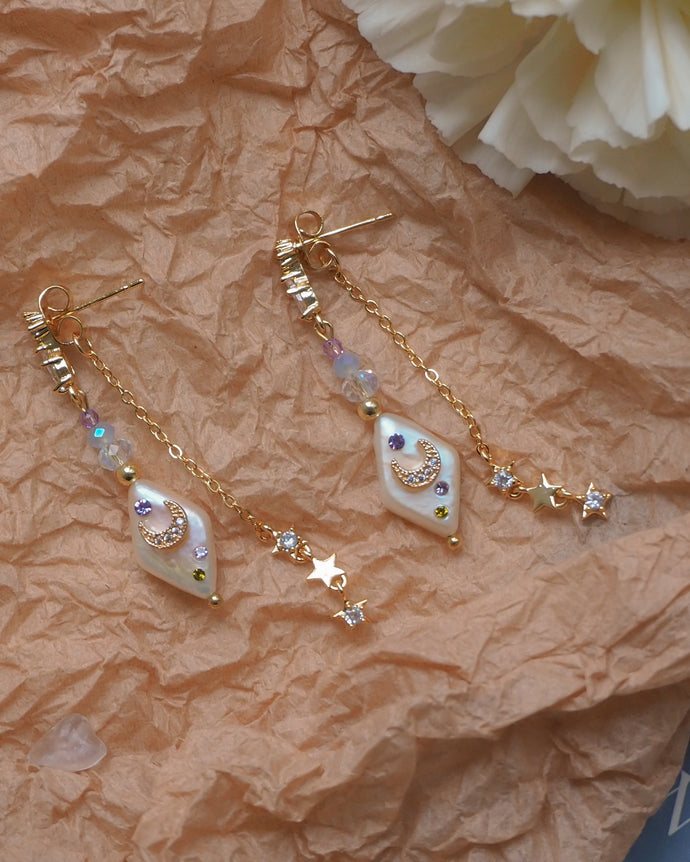 【兩戴式】 OVER THE MOON - Earrings