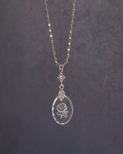 画像をギャラリービューアに読み込む, Eternal Rose Ver.1 - Silver Necklace ✦ Waterproof™
