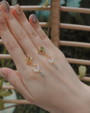 Load image into Gallery viewer, AQUA SHELL - Earrings
