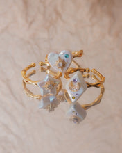 將圖片載入圖庫檢視器 【淡水珍珠】PEARL ROCK - Rhombus Ring

