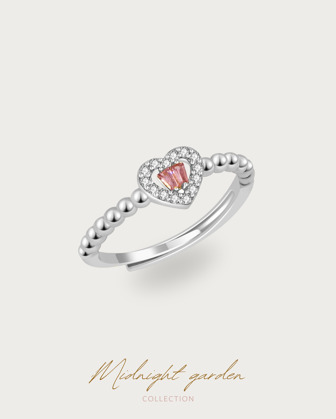 SWEETIE PINK - Silver Ring